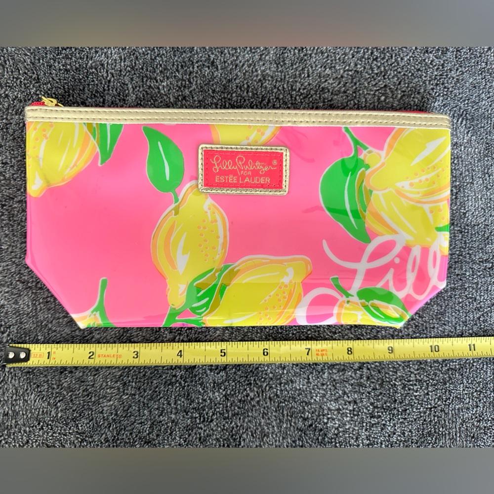 Lilly Pulitzer Pink Lemon Cosmetic Case - Picture 2 of 6